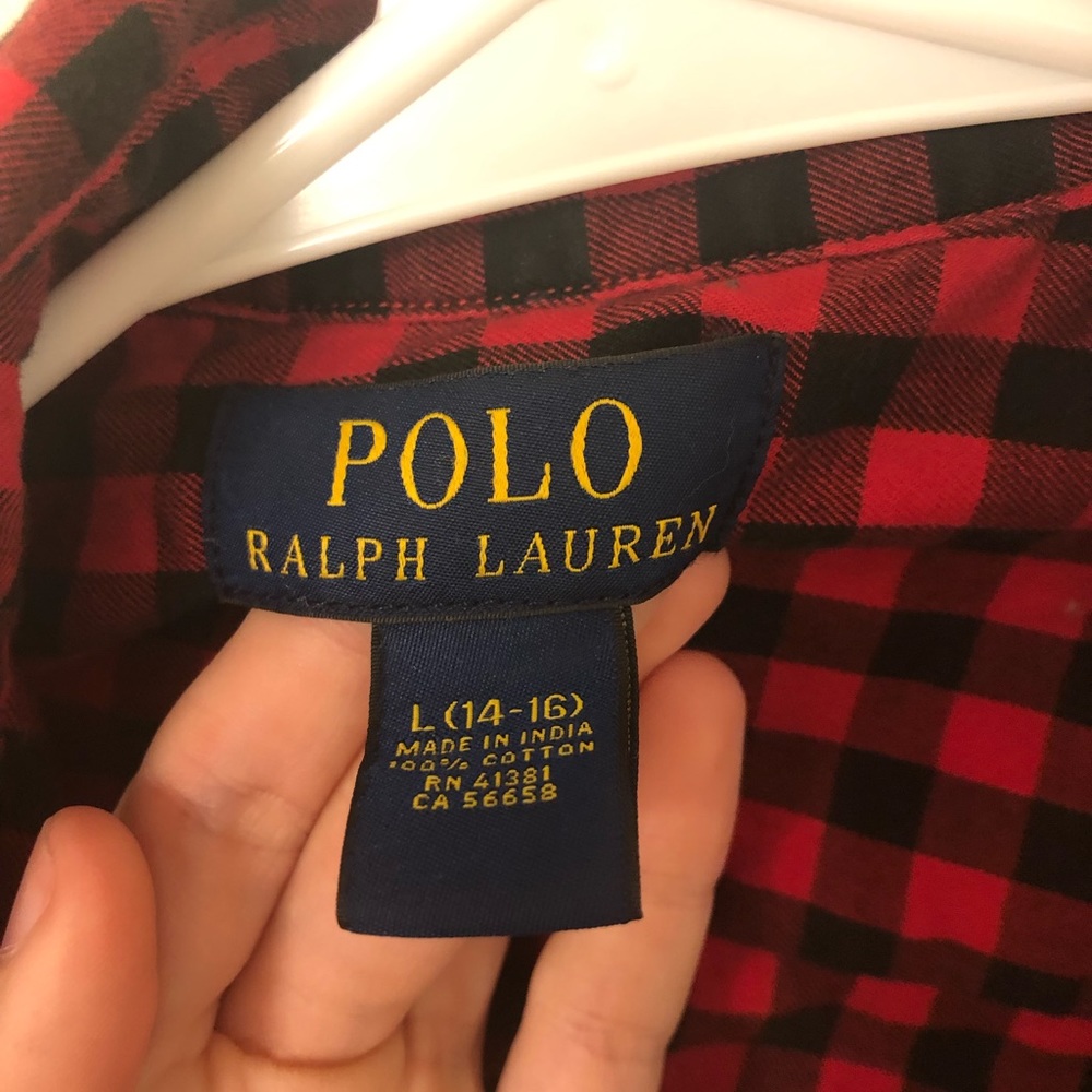 Kids Ralph Lauren flannel size large